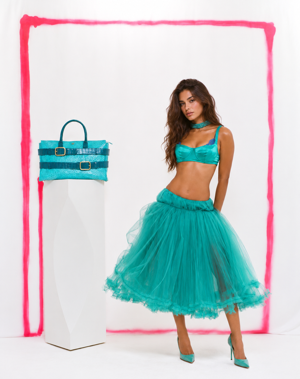 PARIYA Turquoise Tote Bag | VELOUSTI